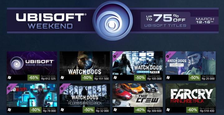Saatnya Belanja Game di Steam, Ubisoft Sedang Obral Besar-besaran