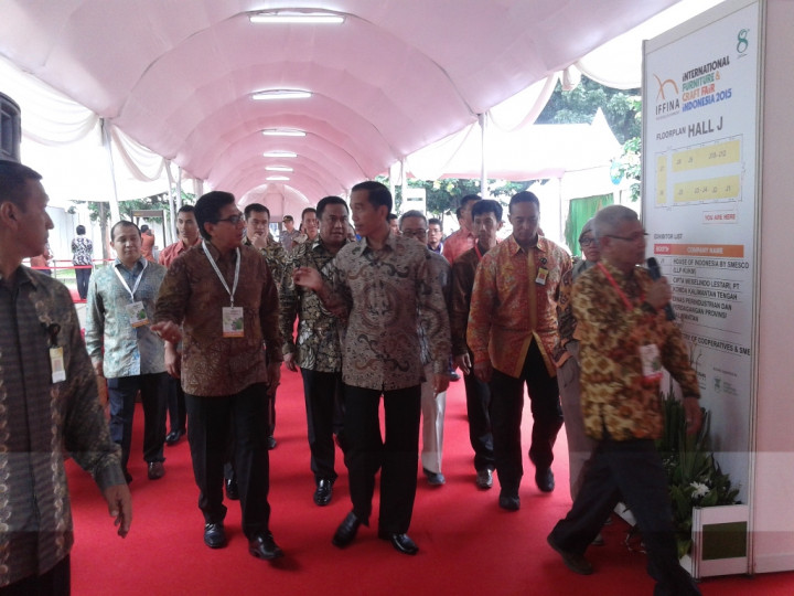 Pagi Ini, Jokowi Buka Pameran Furnitur Indonesia