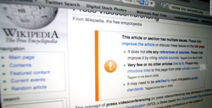 Sembunyikan Fakta Kasus,  Kepolisian New York Edit Halaman Wikipedia