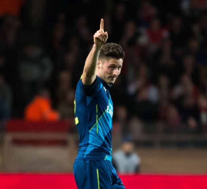 Babak I: Giroud Bawa Arsenal Unggul atas Monaco 