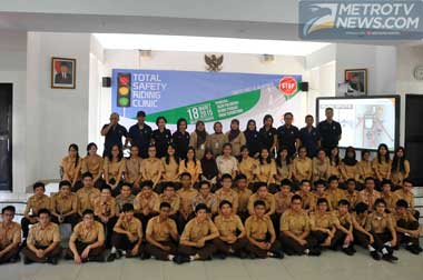 Total Gelar <i>Safety Riding Clinic</i> di SMA 2 Jakarta