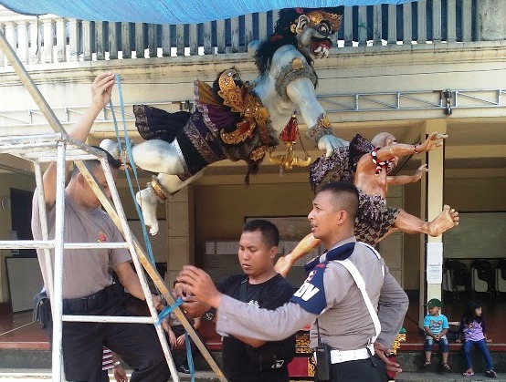 Wah... Ada Ogoh-ogoh <i>made in</i> Gegana 