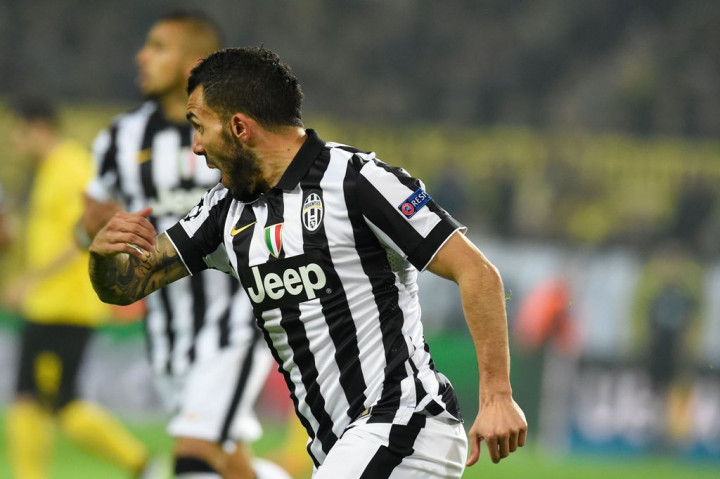 Gol Tevez Bawa Juve Unggul Sementara atas Dortmund