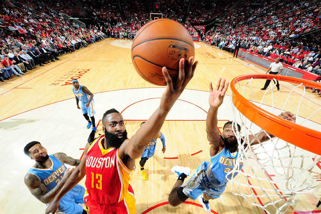 Harden Antar Rockets Tundukkan Nuggets 118-108