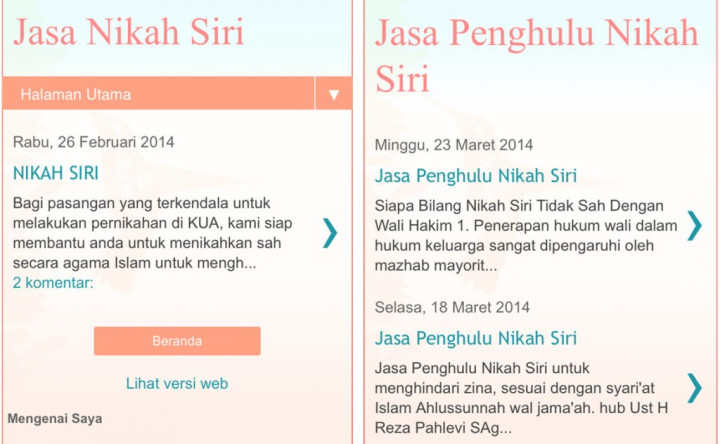 Apa Alasan Kemenkominfo tak Langsung Blokir Situs Nikah Siri <i>Online</i>?