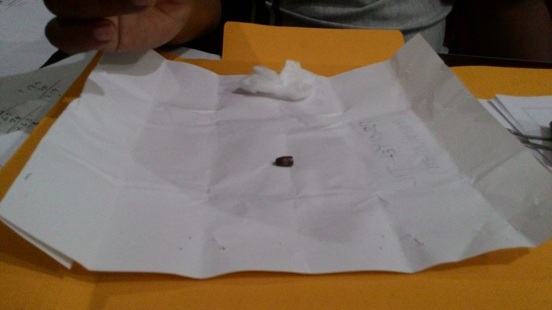 Barang bukti proyektil peluru yang digunakan pembegal Ciracas. (foto: Ilham Wibowo)