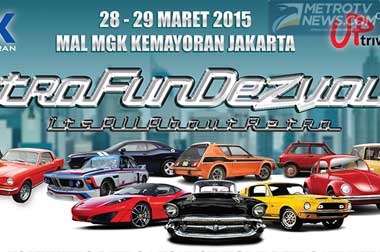 Puluhan Mobil Retro Siap Serbu MGK Retro Fun Dezvous