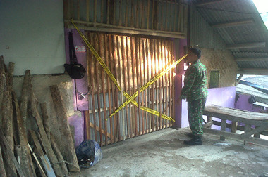 Polisi Gerebek Sebuah Bengkel di Serpong