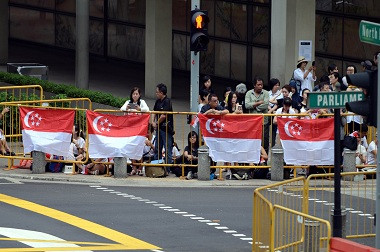 Warga Tunggu Pemakaman Lee Kuan Yew Sejak Pagi
