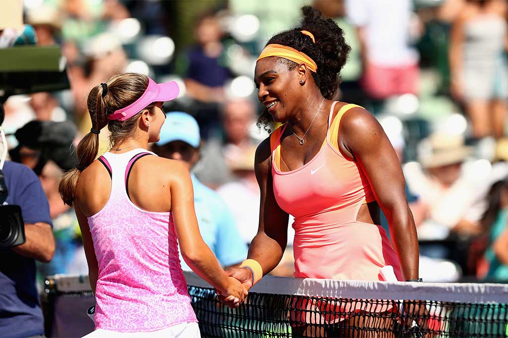 Serena Tundukkan Petenis Belia Bellis