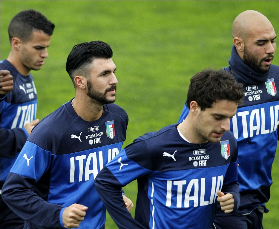 Skuat Italia (AP Photo/Fabrizio Giovannozzi)