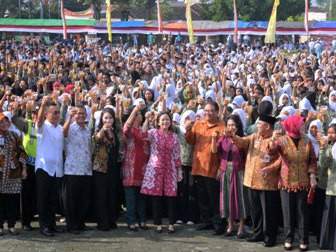 Menteri Puan Deklarasikan Sukoharjo sebagai Kabupaten Jamu di Jateng