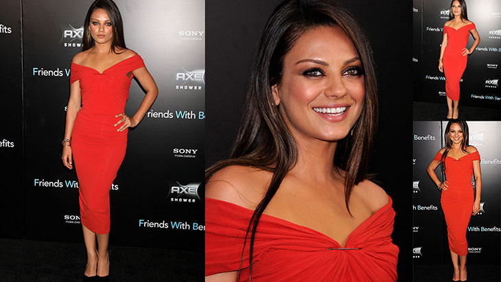 Foto: Mila Kunis in red dress / mondanite.net