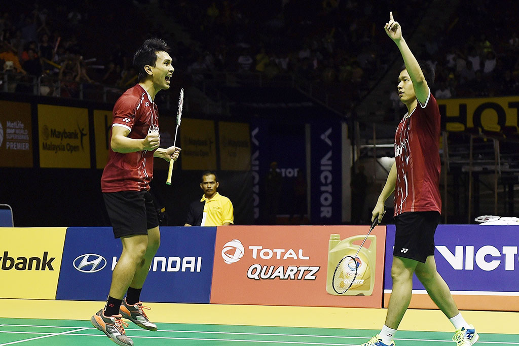 Hendra/Ahsan Juara Malaysia Terbuka 2015