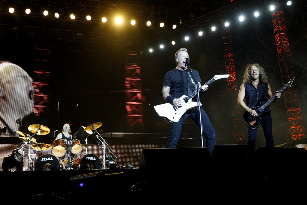 Metallica di Jakarta. Foto: MI/Rommy Pujianto