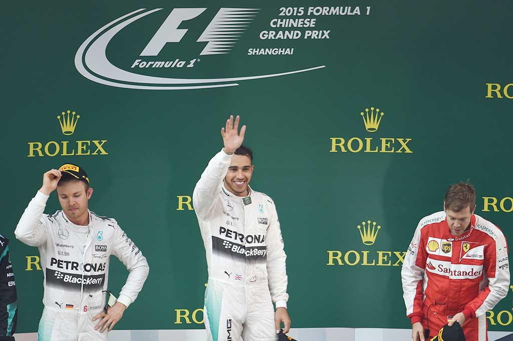 Hamilton Berjaya di GP Tiongkok