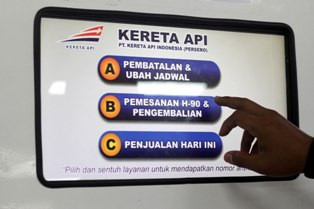 Dapat Dipesan Online, Situs Reservasi Tiket Kereta Api Sulit Diakses