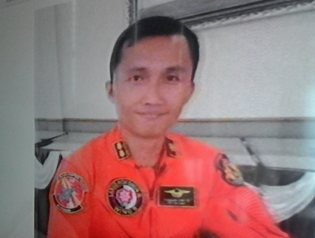 Pilot F-16 yang terbakar, Letkol Penerbang Firman Dwi Cahyo. Metro TV