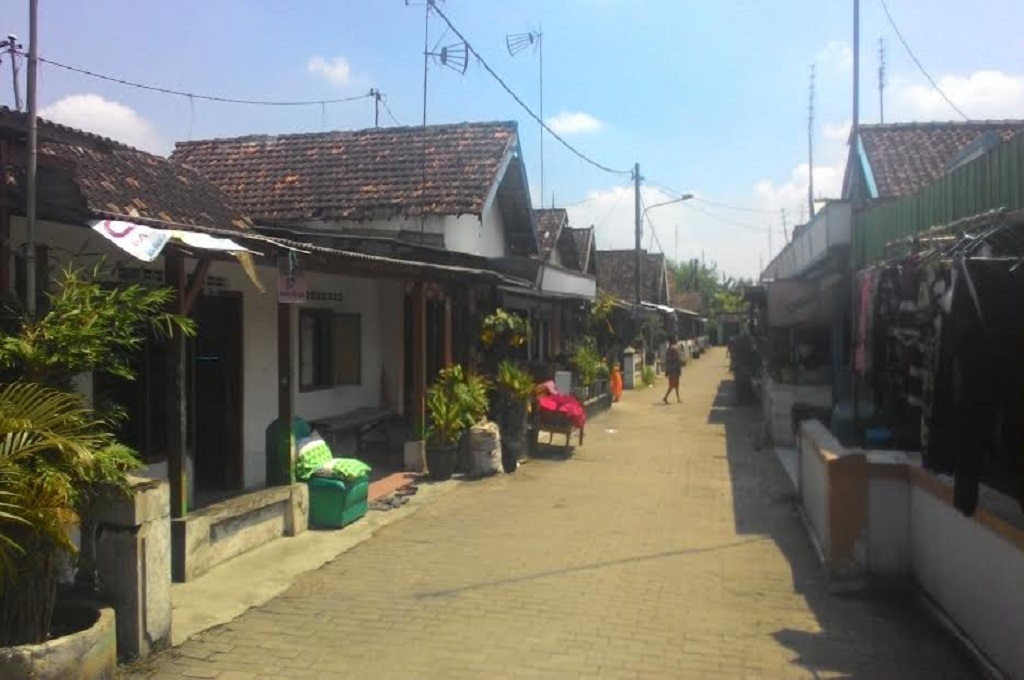 Pemukiman di dalam Yayasan Majapahit, Metrotvnews.com/Nurul Hidayat