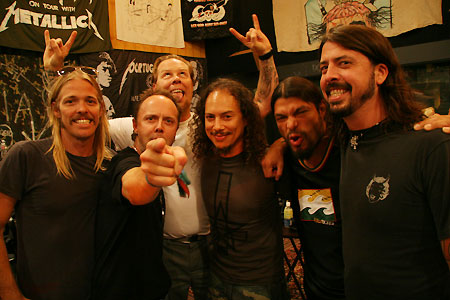 Foto: Metallica dan Foo Fighters / metallica.com