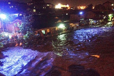 Tiga Sungai Meluap Sekaligus saat Hujan Turun di Yogyakarta