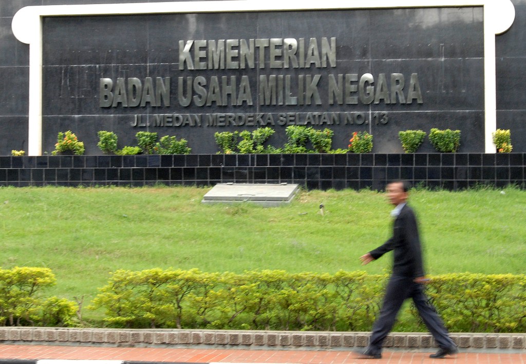 Kantor Kementerian BUMN, Jakarta. Antara/Paramayuda
