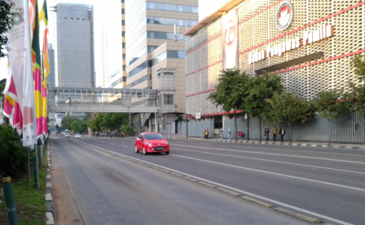 Jalan Thamrin-Sudirman Kembali Dibuka