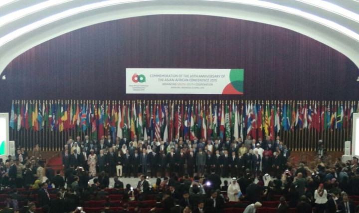 Peringatan 60 Tahun KAA, Diawali Foto Bersama Kepala Negara