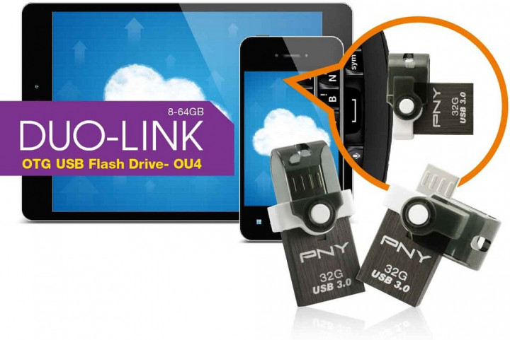 PNY Luncurkan Flash Drive DUO-LINK OU4 OTG   