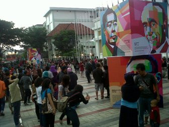 Kawasan Asia Afrika Bandung Masih Jadi Daya Tarik Pengunjung