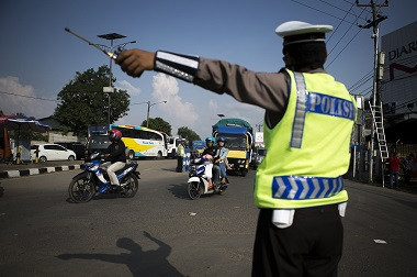 May Day, Polrestabes Berlakukan Buka Tutup Jalan di Surabaya