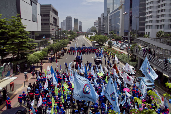 <i>May Day</i>, 150 Ribu Buruh Kumpul di HI