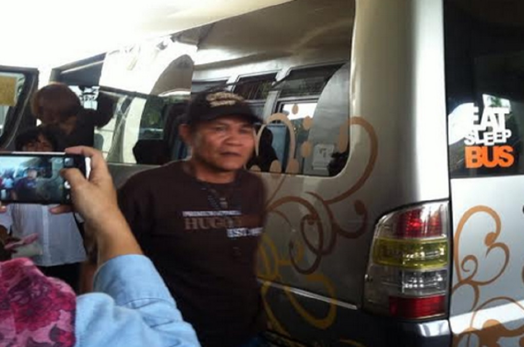 Salah satu keluarga Mary Jane mendatangi LP Wirogunan untuk menjenguk terpidana kasus narkoba itu, Metrotvnews.com/ Patricia Vicka