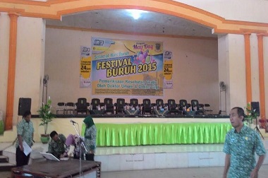 Sambut May Day, Disnakertrans Kota Mojokerto Gelar Festival Buruh