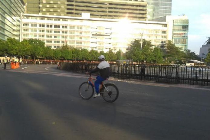 <i>Carfree Day</i> di Hari Buruh Sepi Aktivitas Warga