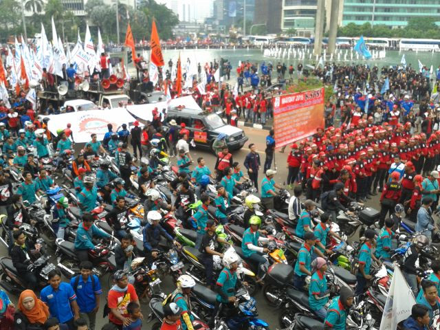 60 Ribu Buruh Akan Tumplek di GBK