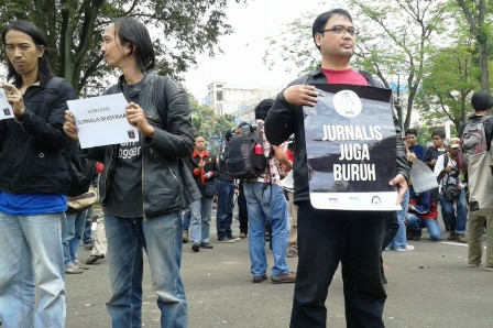 Usai Liputan <i>May Day</i>, Jurnalis di Bandung 'Turun ke Jalan'
