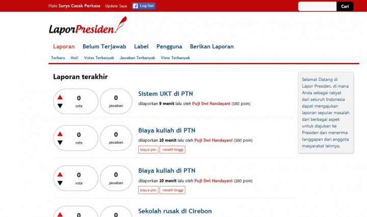 Pelopor KawalPemilu.org Luncurkan LaporPresiden.org