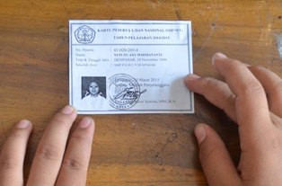 SMPN 3 Gamping Tahan Kartu Peserta Ujian Nasional