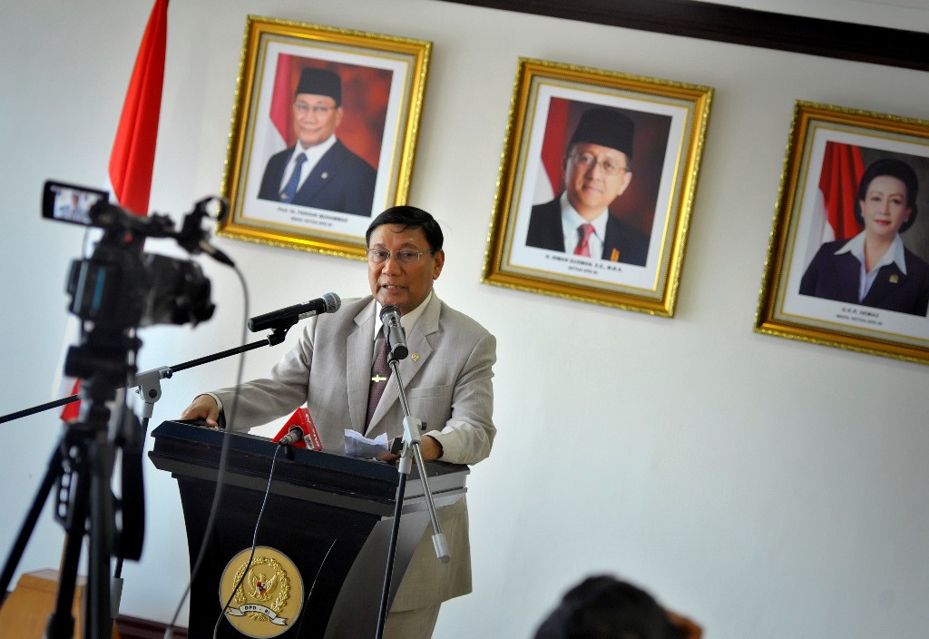 Wakil Ketua DPD Farouk Muhammad. (Foto:Antara--Yudhi Mahatma)