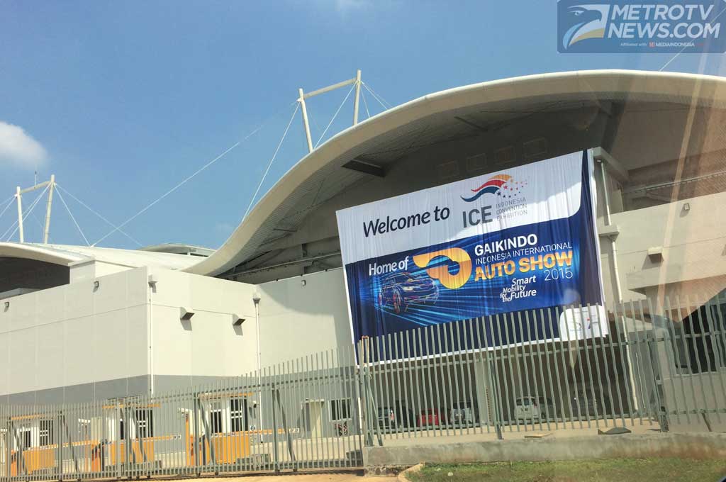 Akses lokasi dari Jakarta ke ICE menggunakan kereta, tak butuh waktu sejam. MTVN/Ahmad Garuda