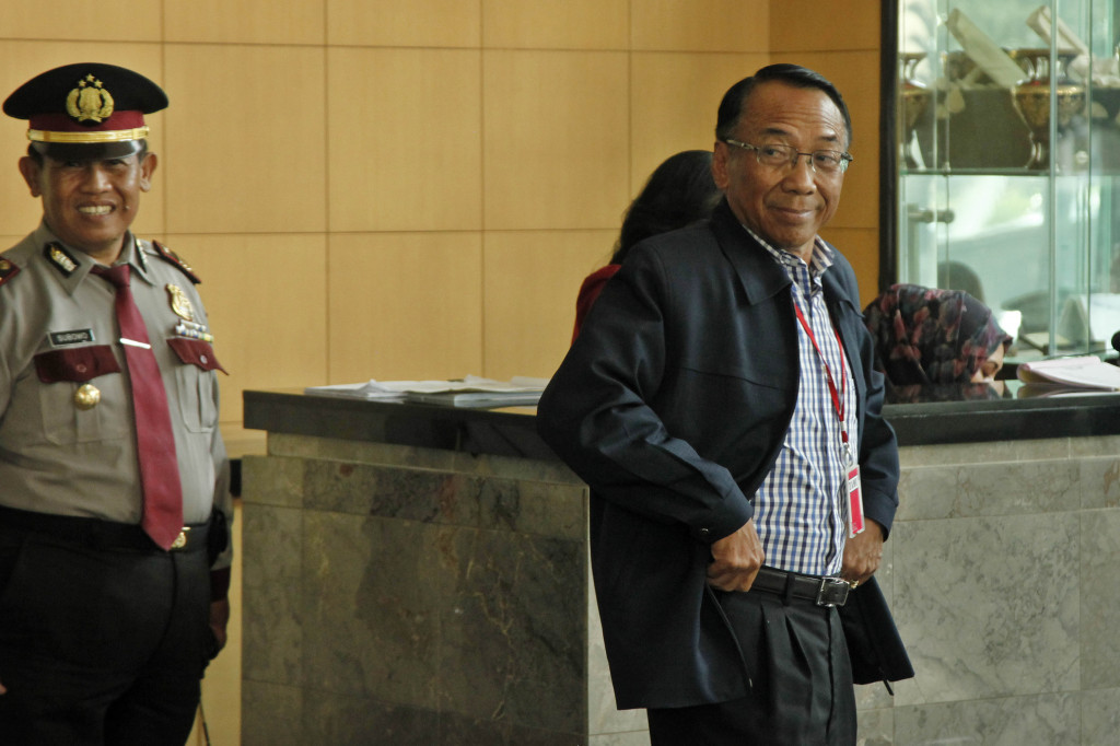 Jero Wacik memenuhi panggilan KPK, Selasa 5 Mei 2015. Foto: MI/Rommy Pujianto