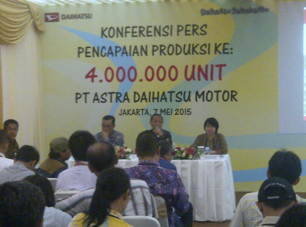 Produk Daihatsu hanya mampu raup pasar mobil nasional sebesar 40 persen. FOTO: MTVN/Husen Miftahudin