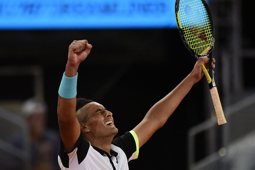 Kyrgios Singkirkan Federer dari Madrid Terbuka