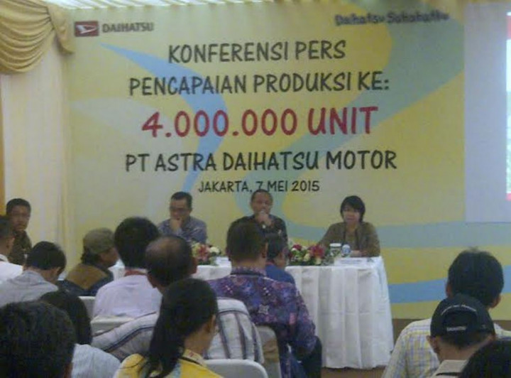 Astra Daihatsu Motor Capai Produksi 4 Juta Unit