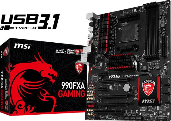 MSI Luncurkan 990FXA, Motherboard AMD Pertama dengan USB 3.1