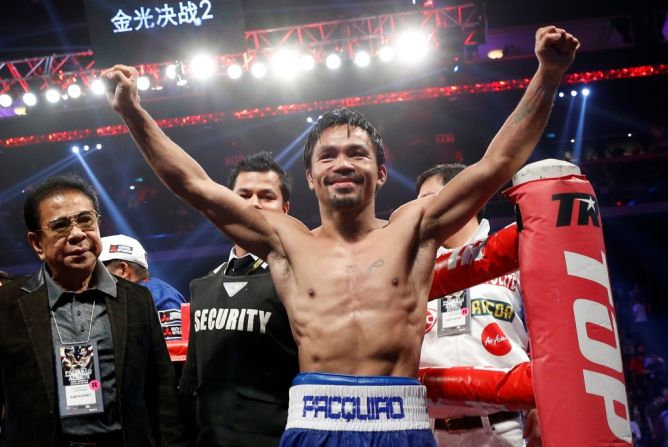 Manny Pacquiao dikenal sebagai ketua geng motor dan pelopor safety riding di Filipina