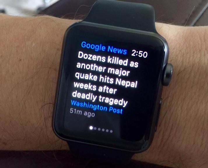 Aplikasi Pertama dari Google untuk Apple Watch: News & Weather 