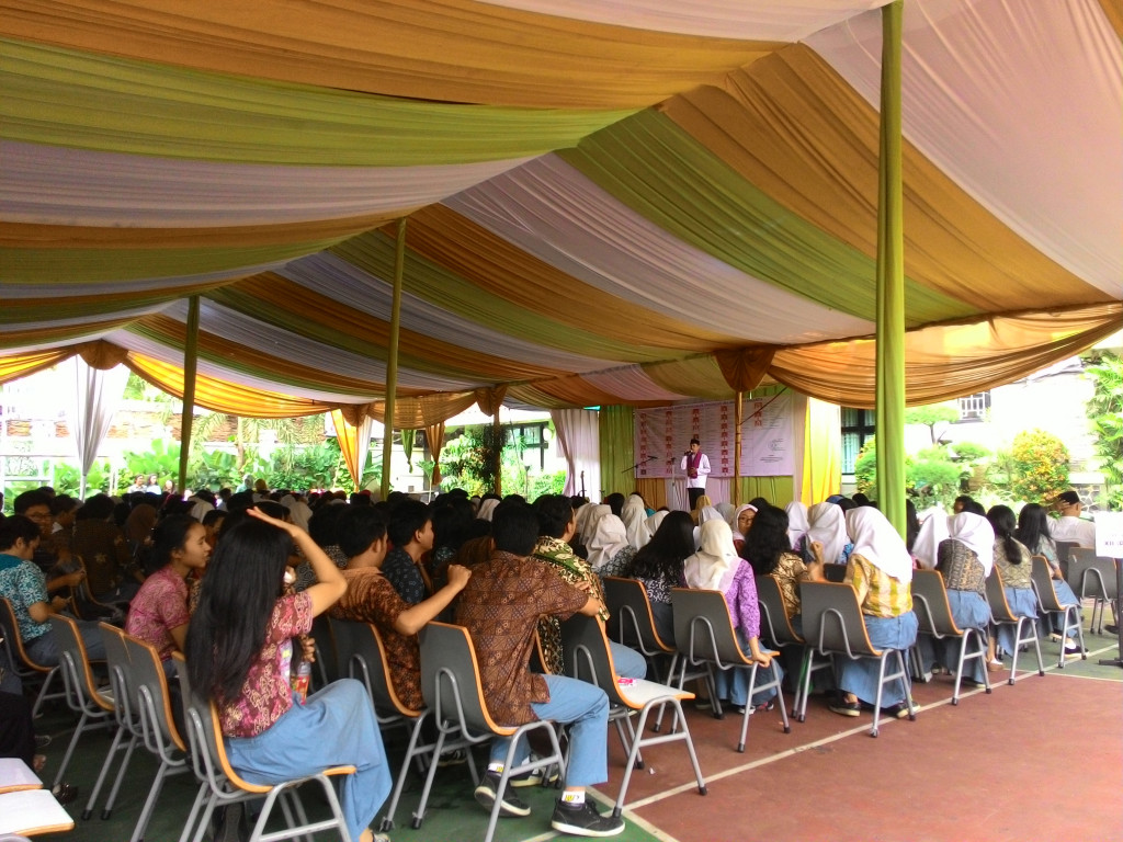 Siswa- siswi SMA 65 Jakarta Barat. MTVN/Intan Fauzi