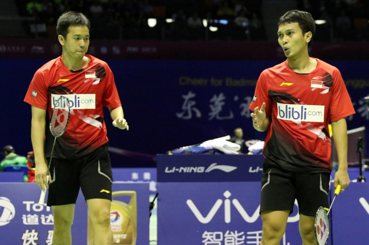 Hendra/Ahsan Bawa Indonesia Unggul atas Tiongkok